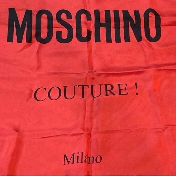 NWT Moschino Silk Purse Scarf - Picture 2 of 6